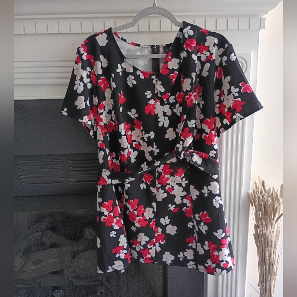 Adult Lane Bryant 24 Floral Lena Top